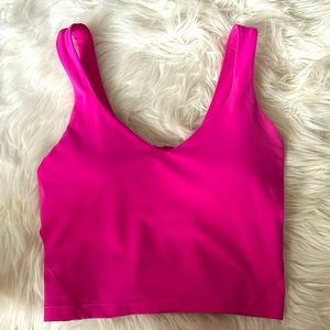 Sonic pink lululemon align tank